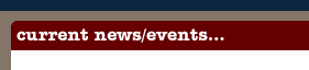 current news/events
